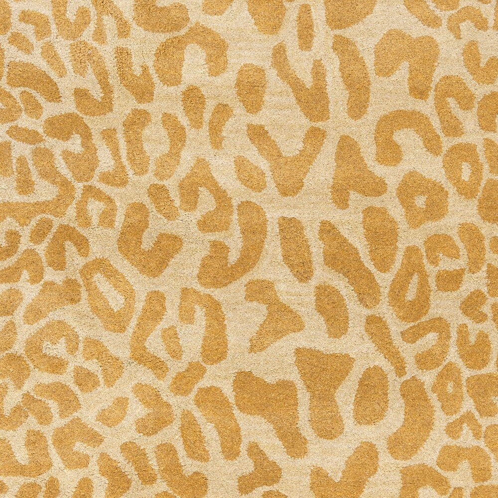 Michel Hand-tufted Jungle Animal Print Oval Wool Soft Area Rug