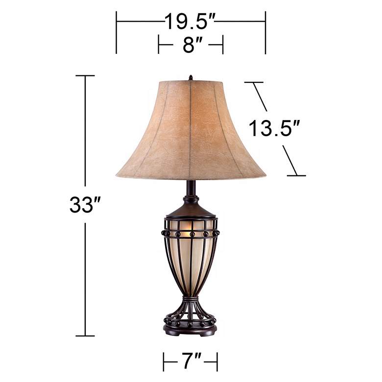 Cardiff Iron Night Light Urn Table Lamp