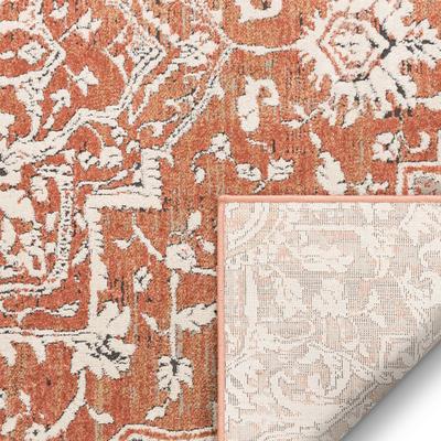 Caine Vintage Persian Oriental Brick Rug