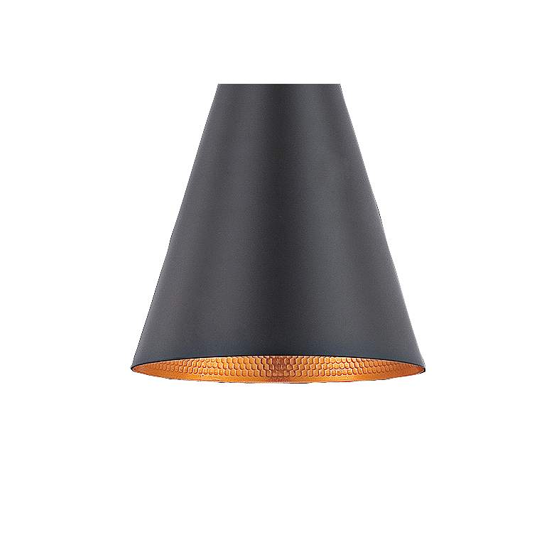Bronx 7 1/2" Wide Black Mini Pendant by Eurofase