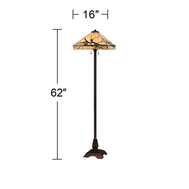 Robert Louis Tiffany Budding Branch Floor Lamp