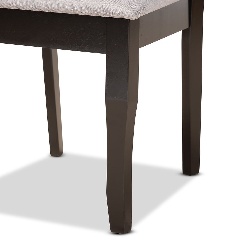 Verner Modern and Contemporary 2-Piece Dining Chair Set