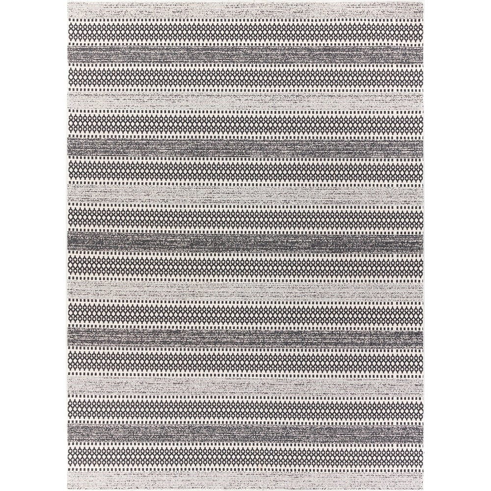 Moroccan Stripe Machine Washable Area Soft Rug