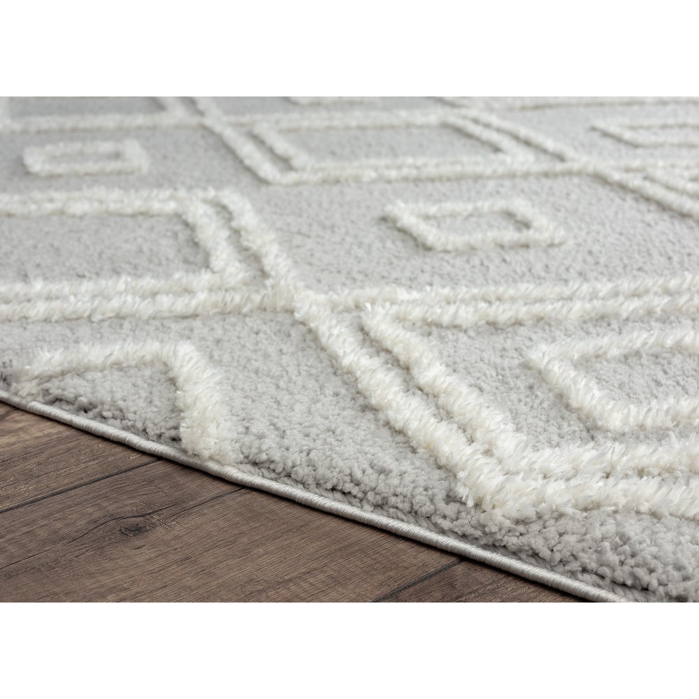 Home Meadows Terra Hand Carved Shag Area Rug