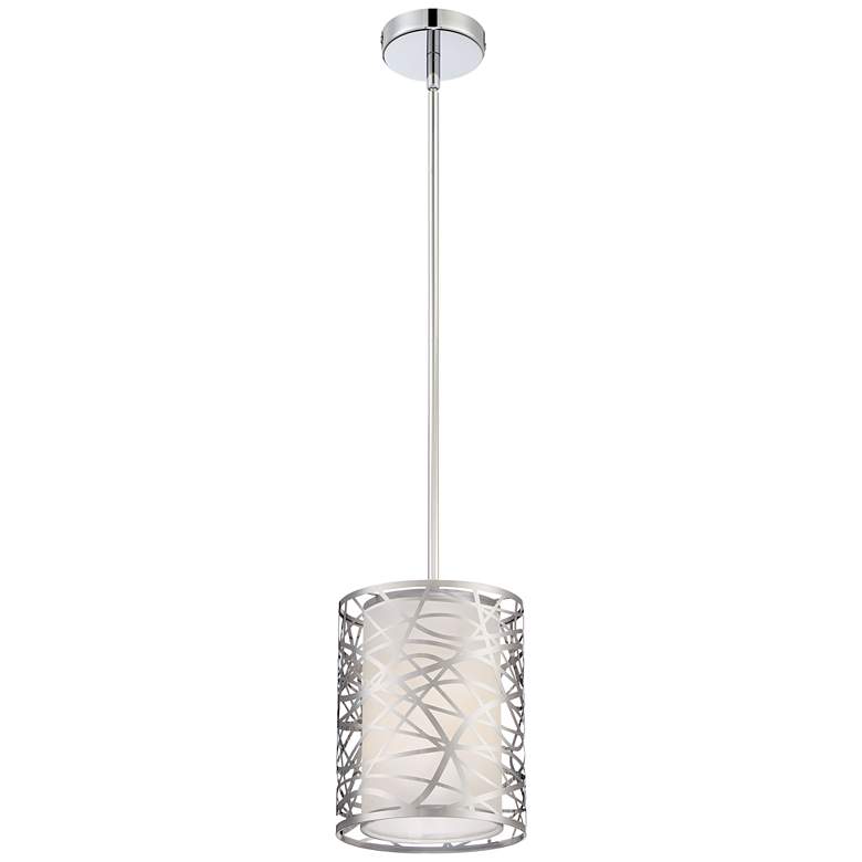 Abode 8-in W Chrome Mini Pendant