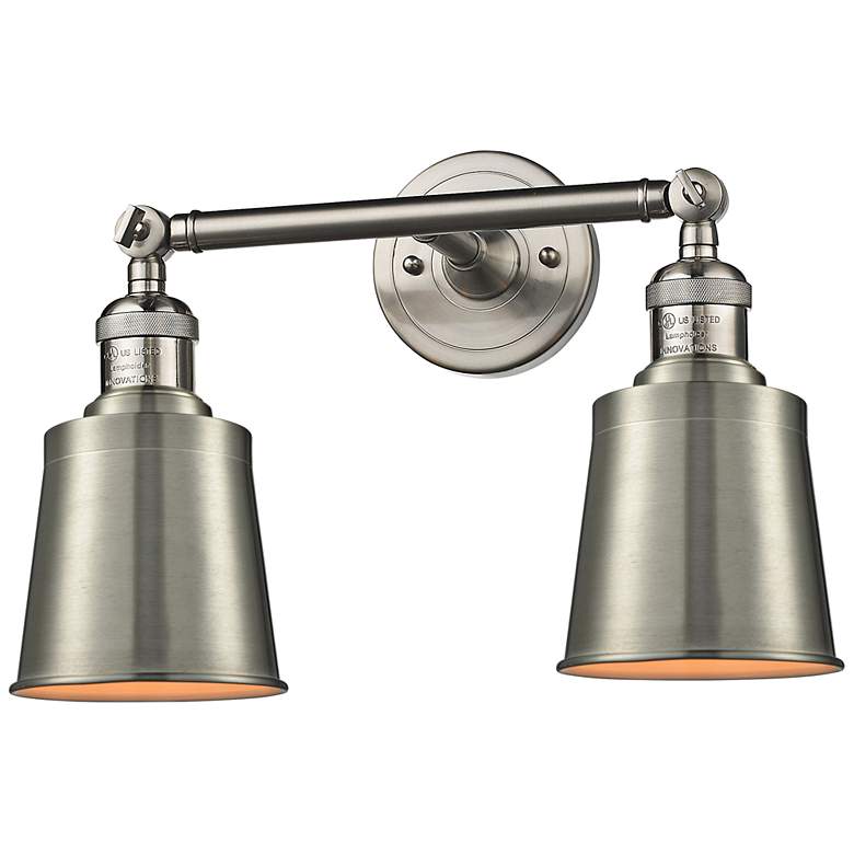 Addison 7"H Oil-Rubbed 2-Light Adjustable Wall Sconce