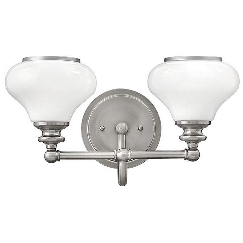 Ainsley 9 1/4" High Nickel Wall Sconce by Hinkley Lighting