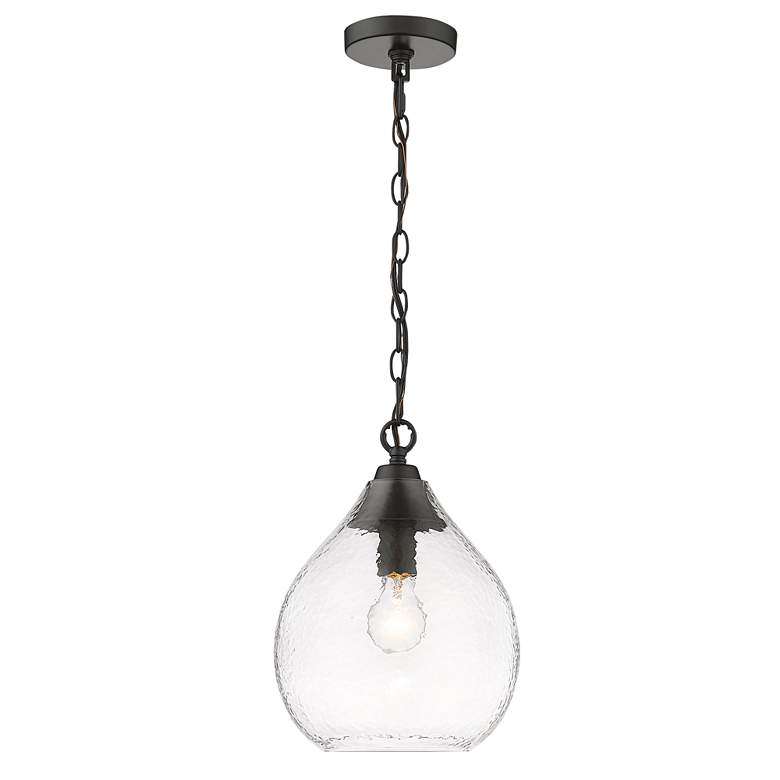 Ariella 14 3/4" Wide Matte Black Mini Pendant Light