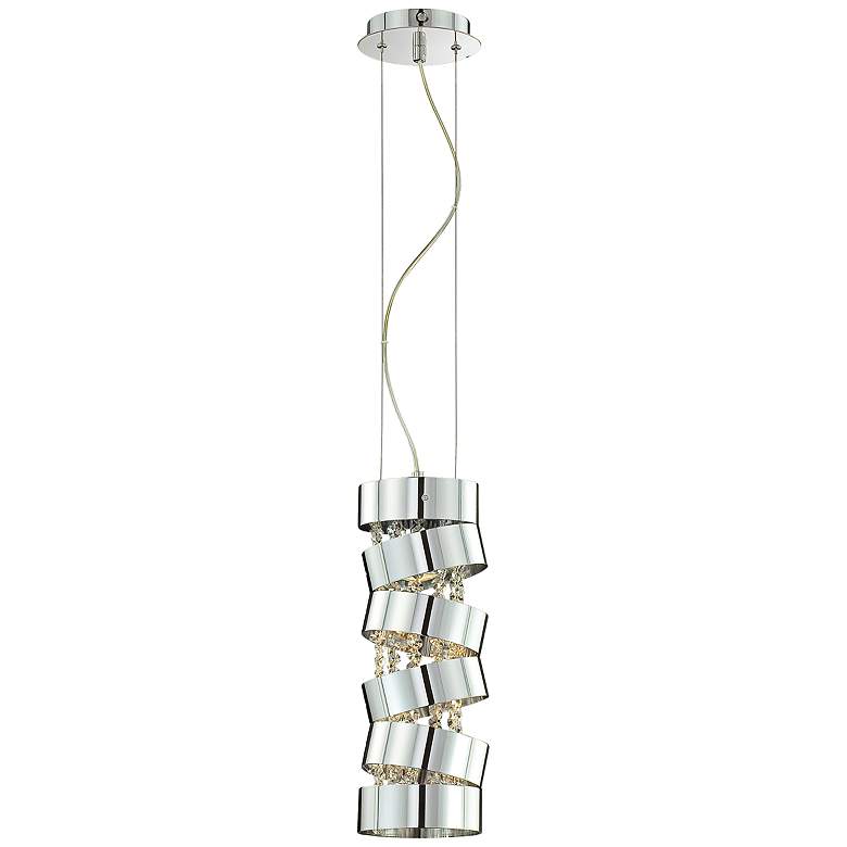 Ariella 5 1/2" Wide Chrome Mini Pendant