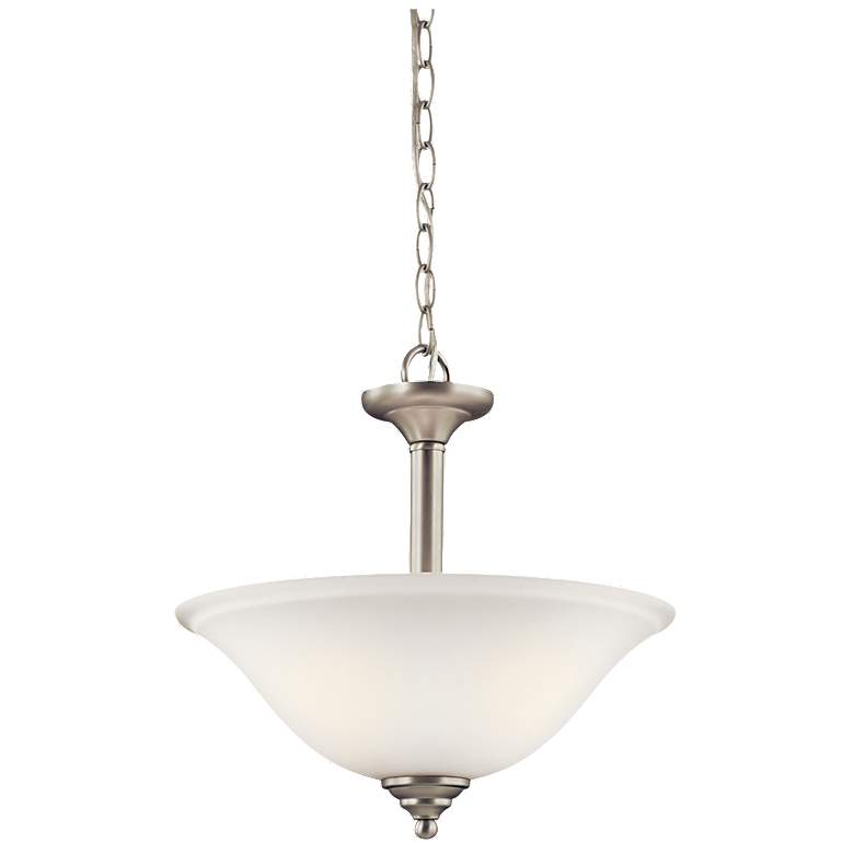 Armida Brushed Nickel Pendant/Semi Flush