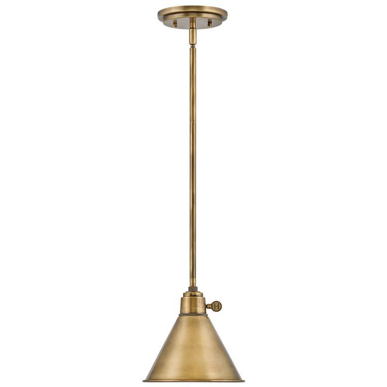 Arti 7 3/4" Wide Brass Mini Pendant by Hinkley Lighting