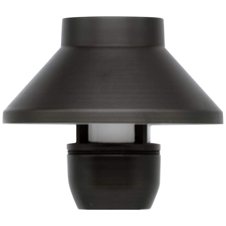 Asha 3 1/2" High Weathered Bronze Brass Path Light Top