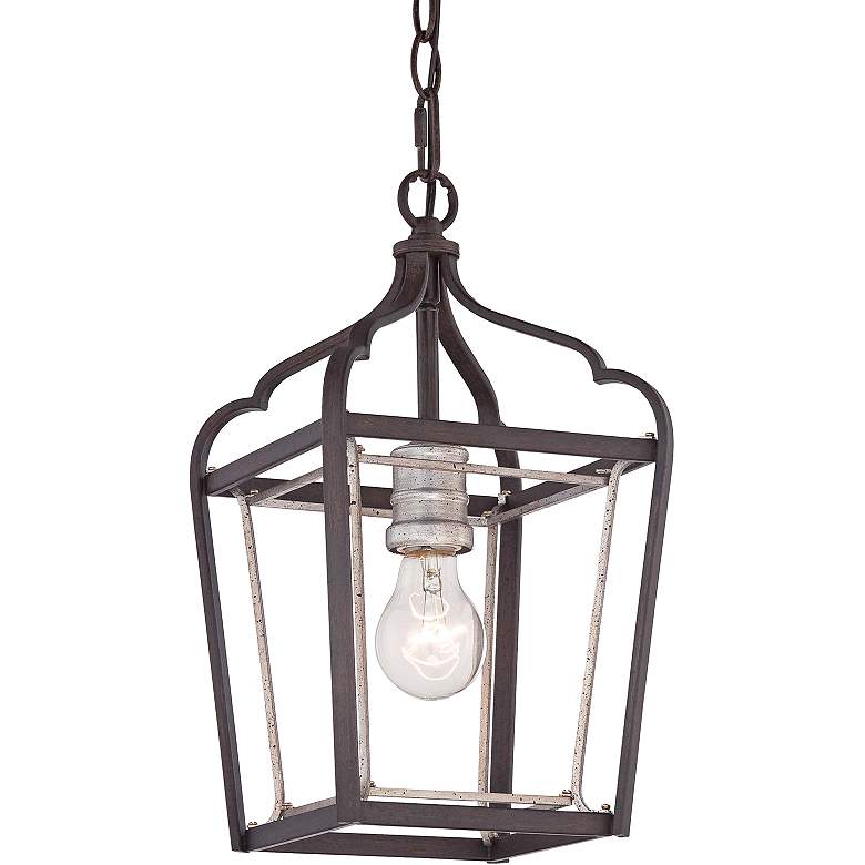 Astrapia 7 3/4" Wide Rubbed Sienna 1-Light Mini Pendant