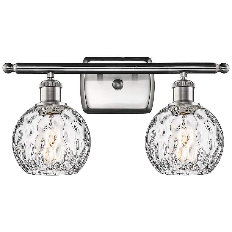Athens Water Glass 11" High 2-Light Wall Sconce
