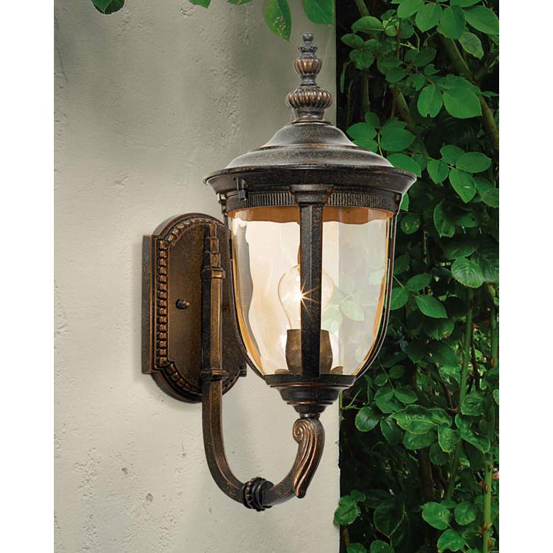 Bellagio 16 1/2" High Upbridge Arm Outdoor Wall Light