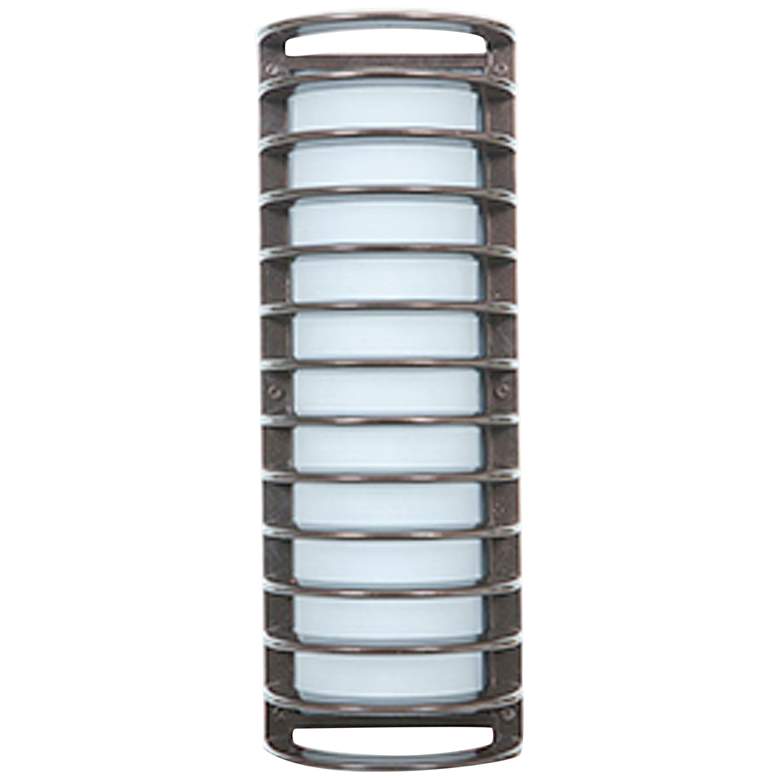 Bermuda 16 3/4" High Bronze Bulkhead Outdoor Wall Light