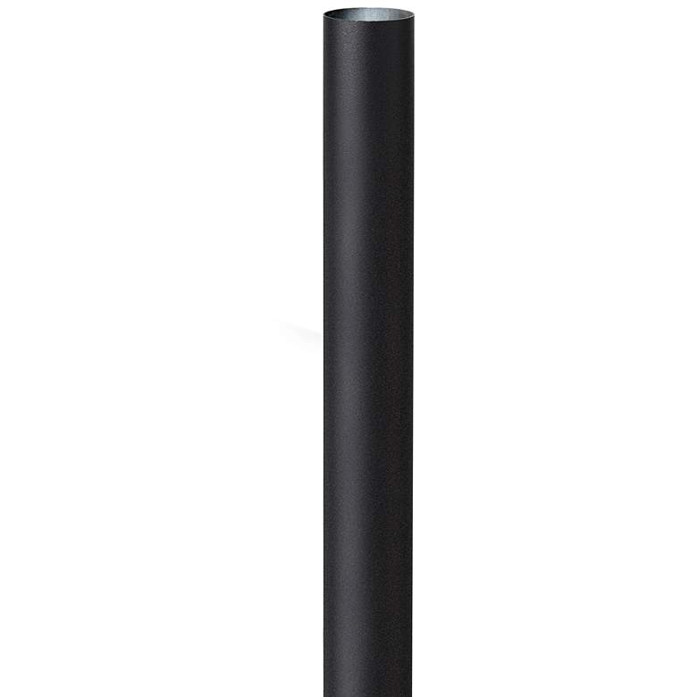 Black 96" High Metal Outdoor Direct Burial Lamp Post