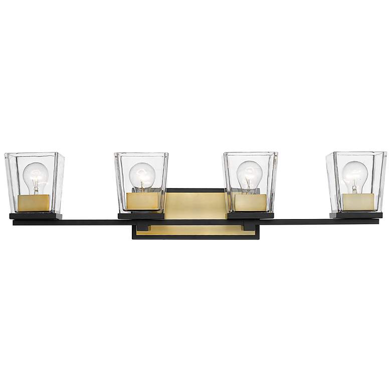 Bleeker Street 33"W 4-Light Bath Light