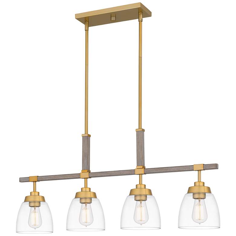 Burkett 4-Light Light Gold Island Light
