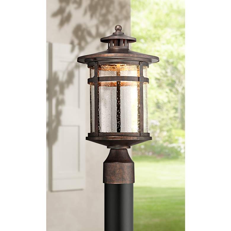 Callaway 15 1/2" High Rustic Bronze LED Outdoor Post Light
