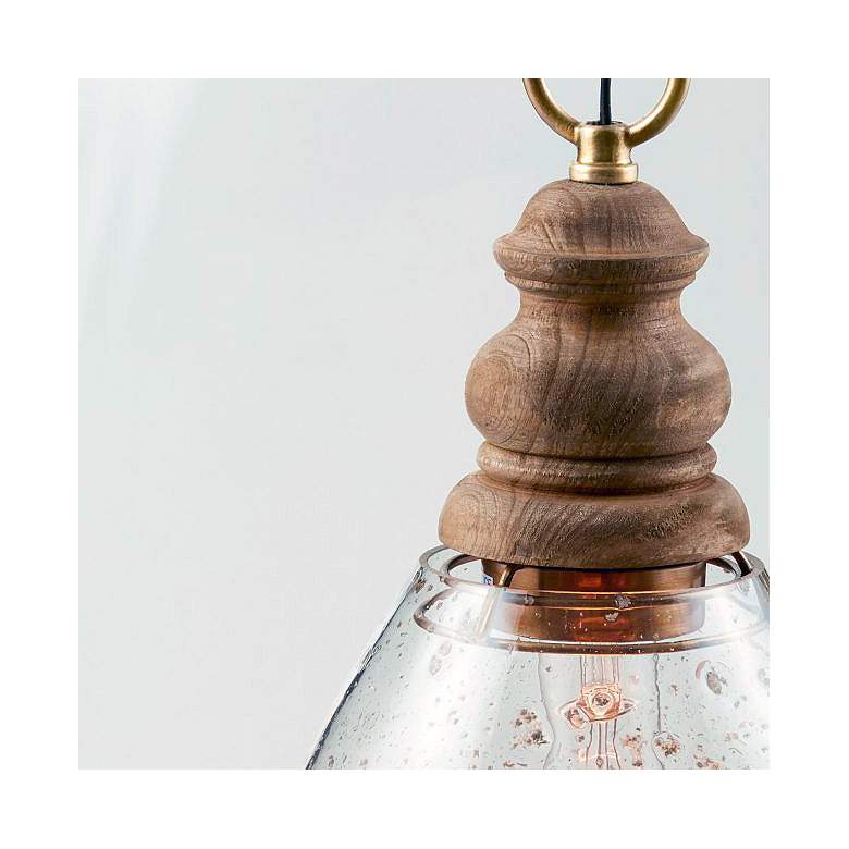 Capital 8 1/2" Wide Light Wood Mini Pendant Light