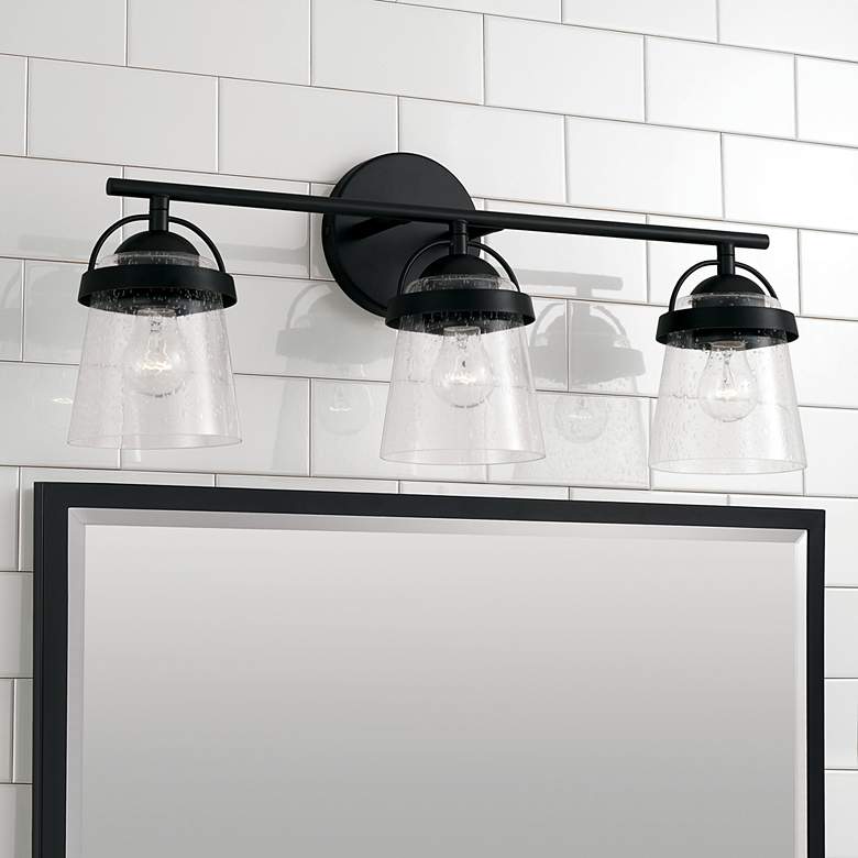 Capital Madison 23 1/4" Wide Aged 3-Light Bath Light
