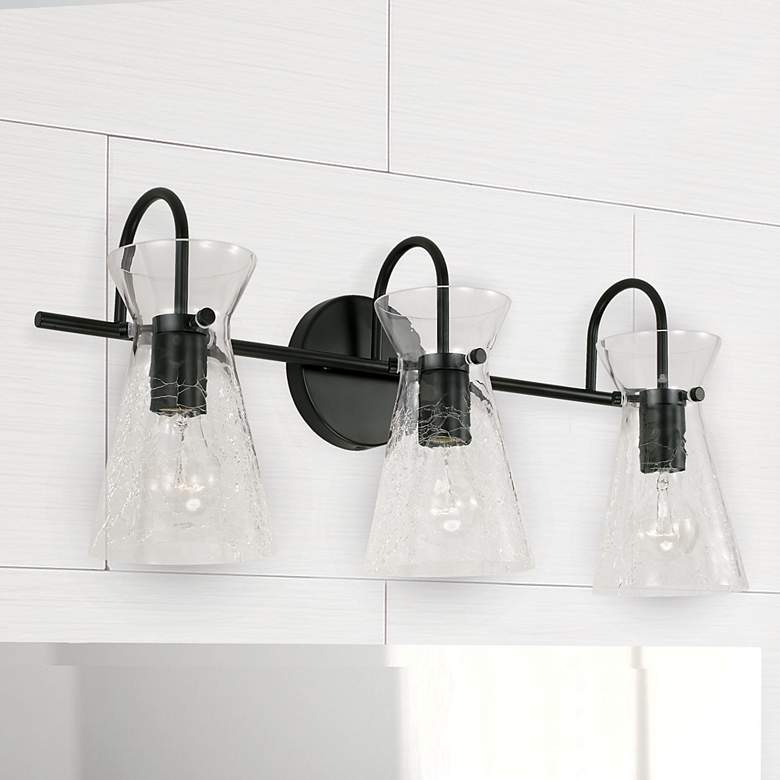 Capital Mila 24" Wide Aged 3-Light Bath Light