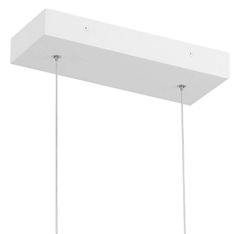 Carmel 48" Wide Matte White LED Island Pendant