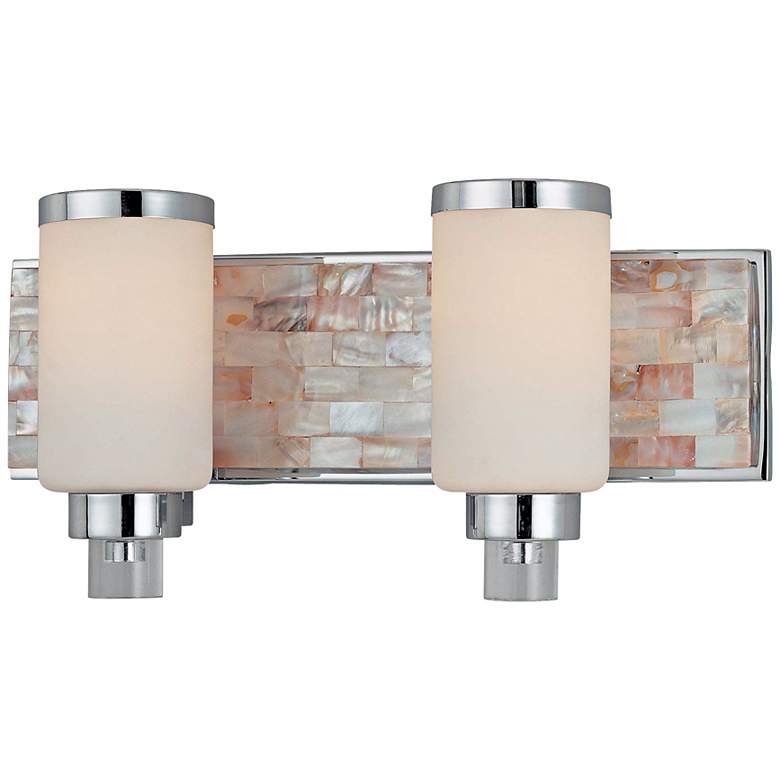 Cashelmara Collection 17 1/4" Wide Chrome 2-Light Bath Light