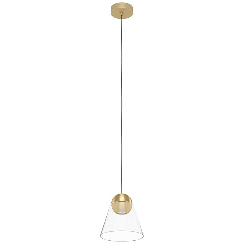 Cerasella Brushed Brass Mini Pendant