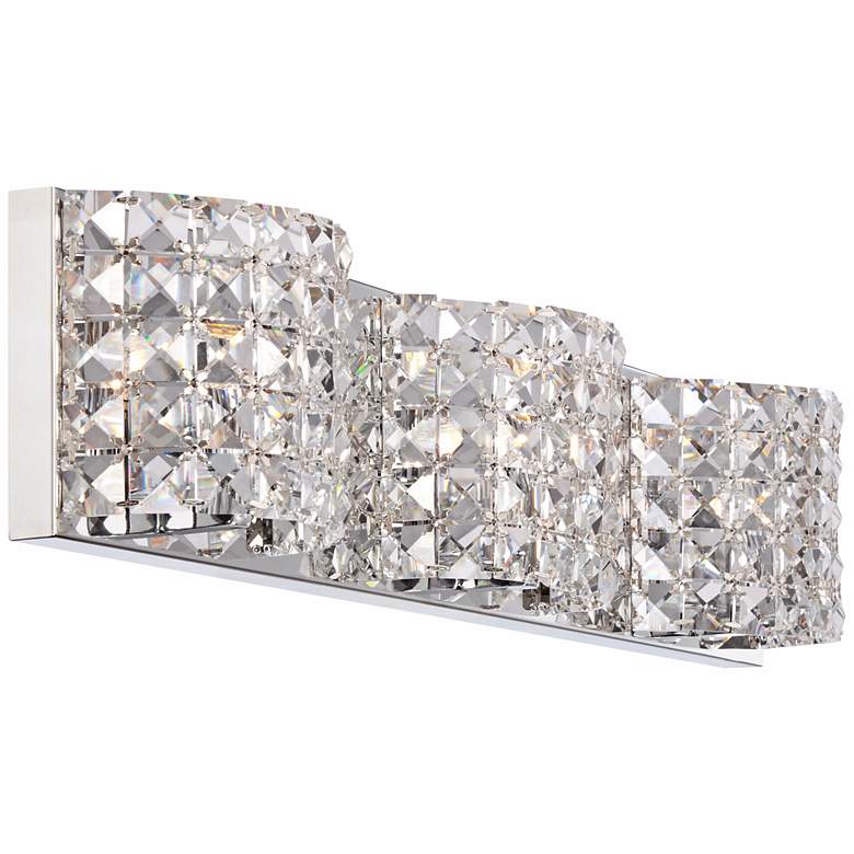 Cesenna 25 1/2" Wide Crystal 3-Light Bath Vanity Light