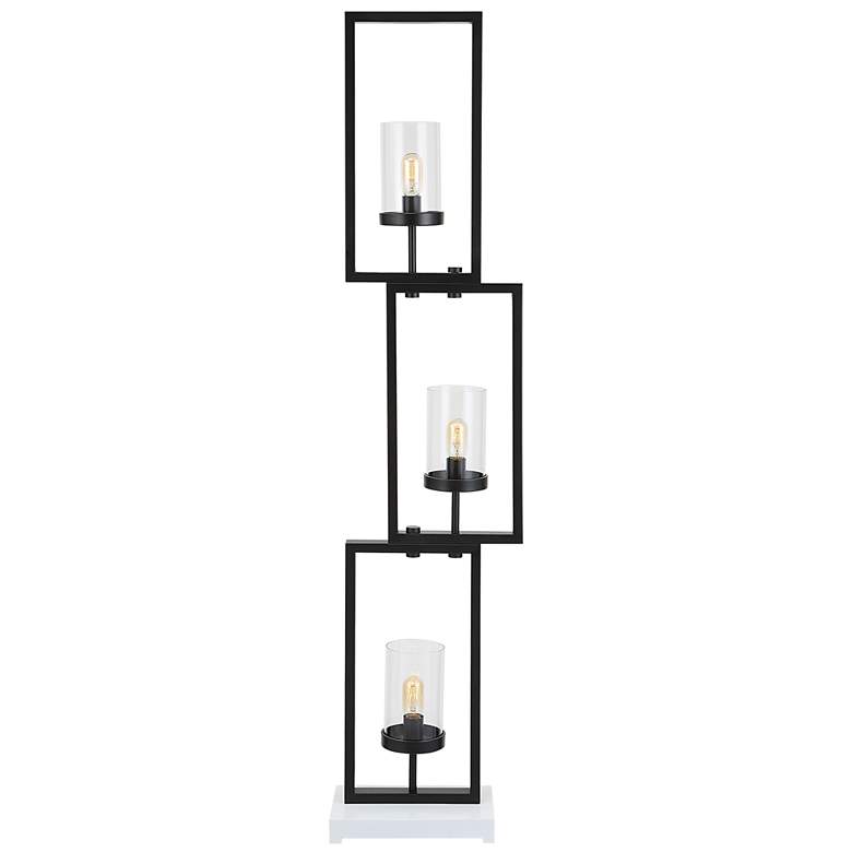 Cielo Black Steel 3-Light Floor Lamp
