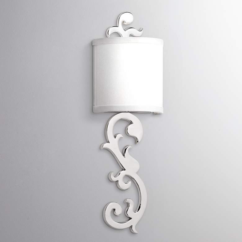 Corbett Romeo Polished Nickel 21 1/4" High Wall Sconce