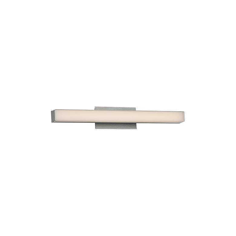 dweLED Brink 18" Wide Brushed Aluminum 3500K LED Bath Light