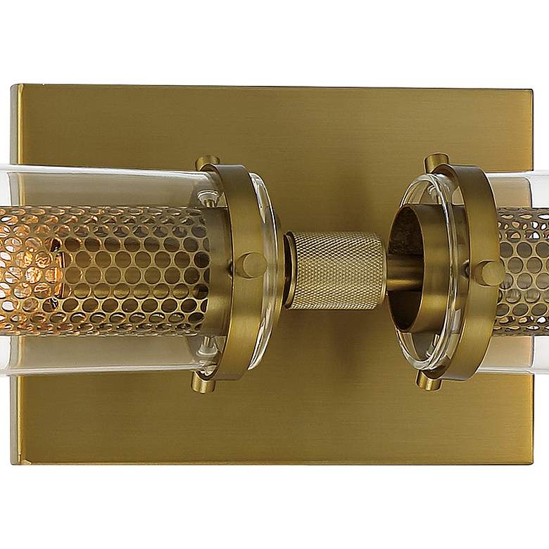Emmerham 20 1/4" Wide Soft Brass Metal 2-Light Bath Light
