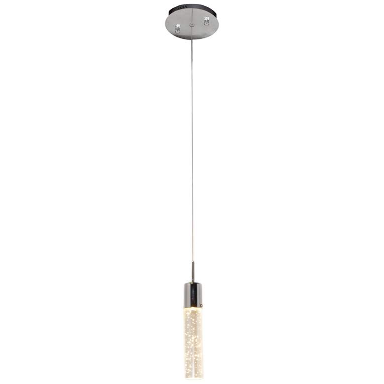 ET2 Fizz III 4 3/4"W Polished Chrome LED Mini Pendant Light