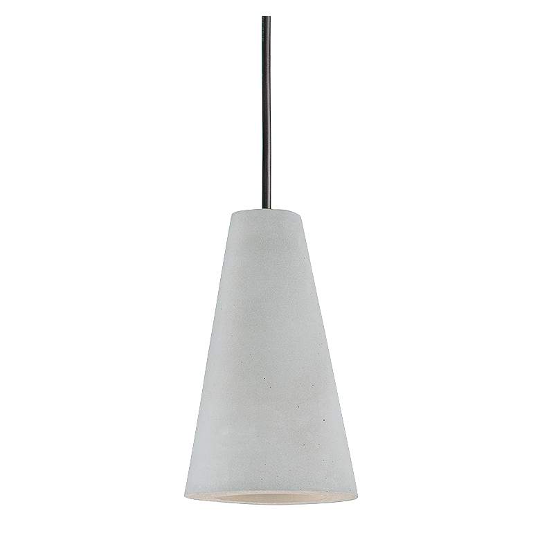 ET2 Micro 2 1/4" Wide Gray Cement LED Mini Pendant Light