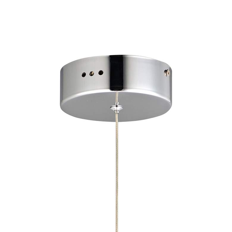 ET2 Swank 4 1/2" Wide Polished Chrome LED Mini Pendant