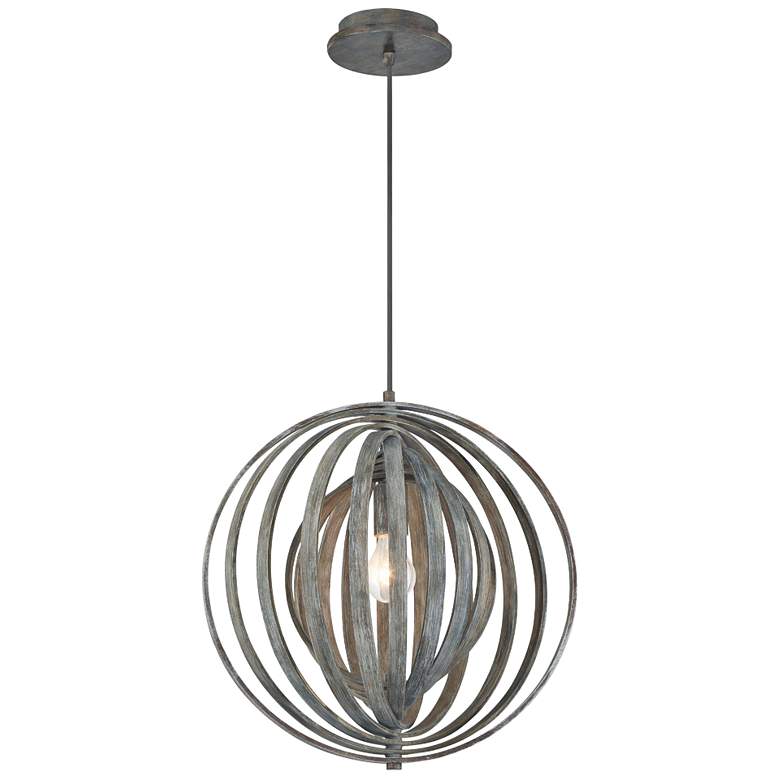 Eurofase Abruzzo 17" Wide Weather Gray Pendant Light