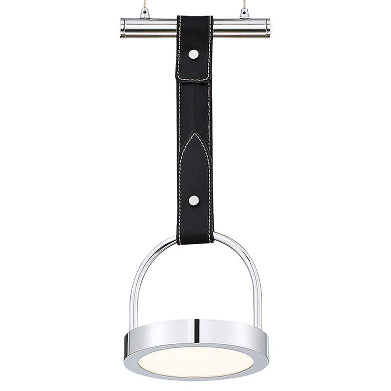 Eurofase Lappin 6" Wide Chrome LED Mini Pendant Light