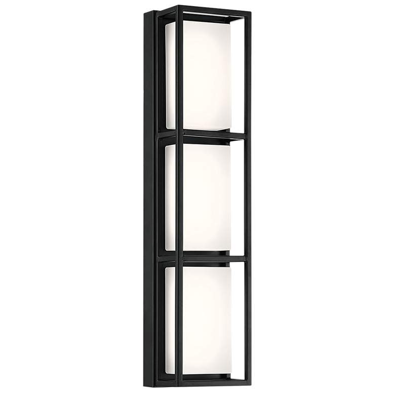 EUROFASE TAMAR BATHBAR 3LT LED SML BLK