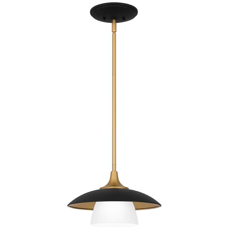 Fayette 1-Light Earth Black Mini Pendant