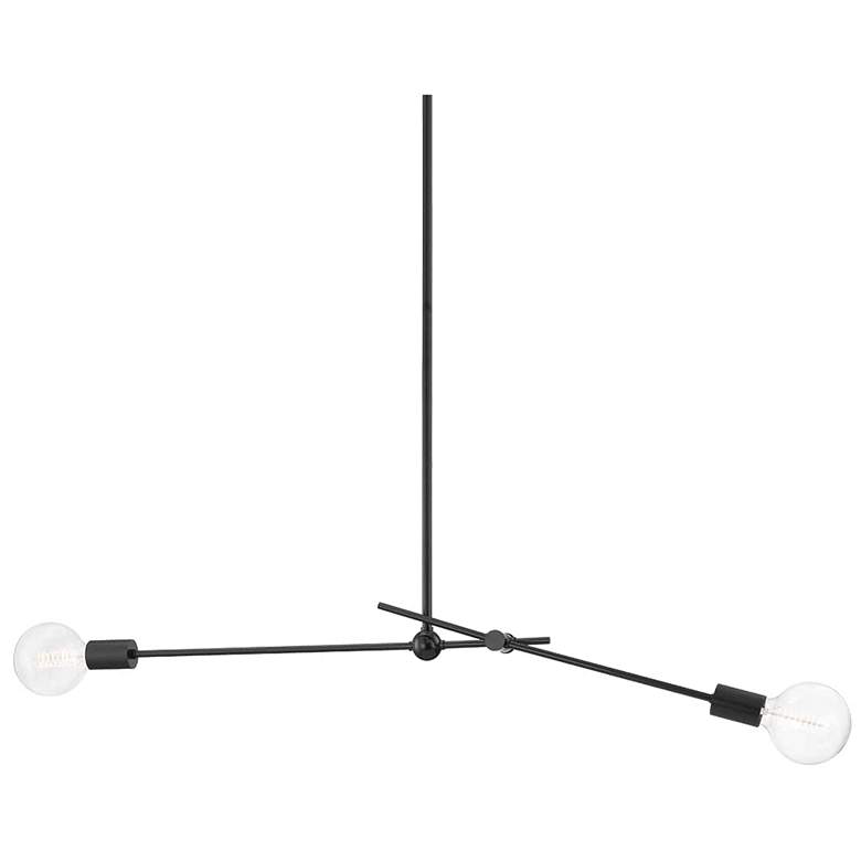 Gale 2 Light Pendant - Soft Black