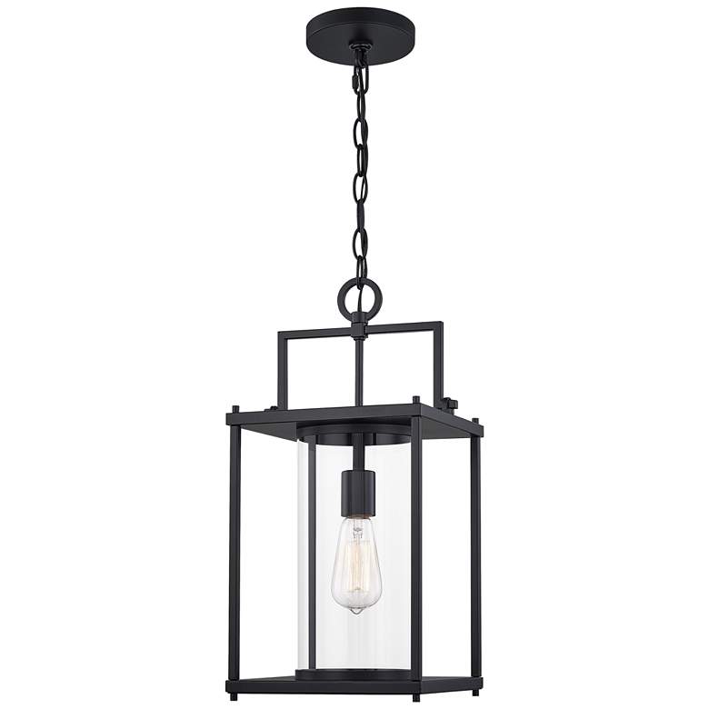 Garrett 1-Lt Matte Black Mini Pendant