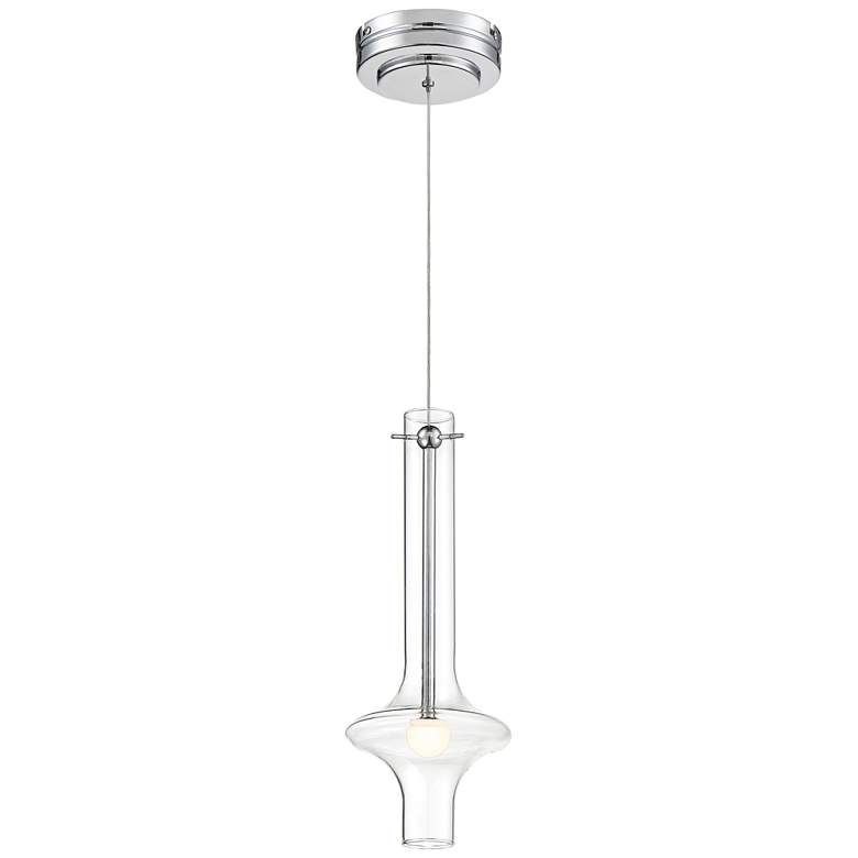 George Kovacs Bottleneck 6 1/2" Wide Chrome LED Mini Pendant