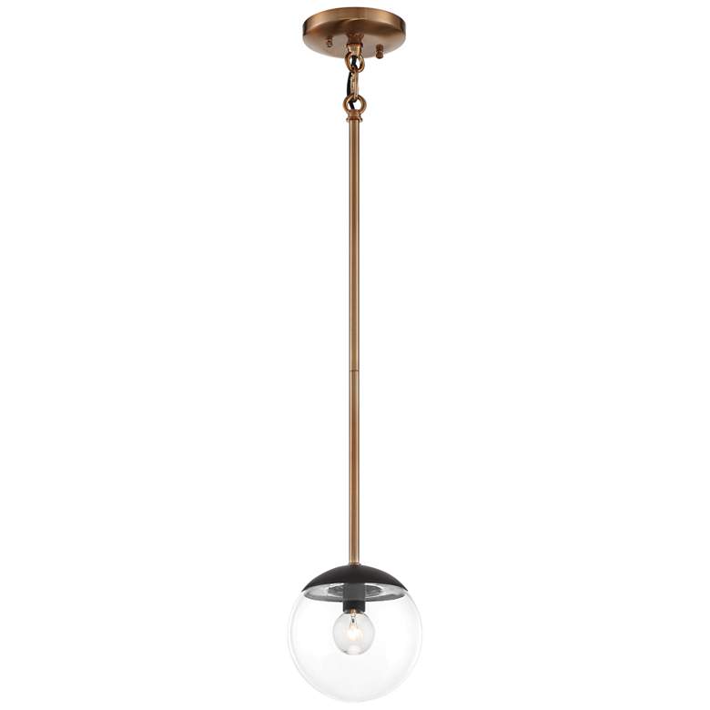 George Kovacs Outer Limits 6" Wide Painted Bronze Mini-Pendant
