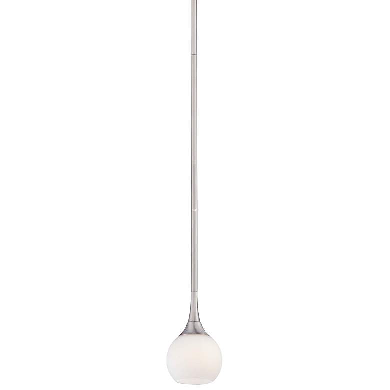 George Kovacs Pontil 4" Wide Brushed Nickel Mini Pendant