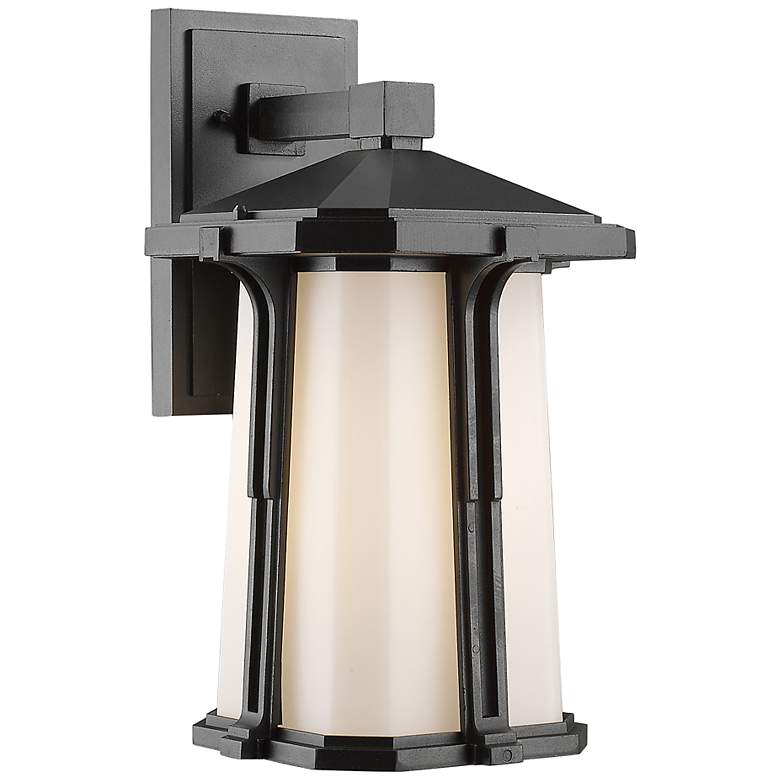 Harbor Lane 16 1/4" High Black Outdoor Wall Light