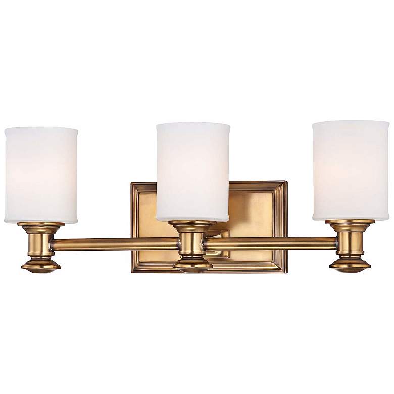 Harbour Point 3-Light 19" Wide Liberty Gold Bath Light