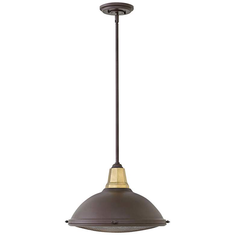 Hinkley Barstow 16 1/4" Wide Buckeye Bronze Pendant Light